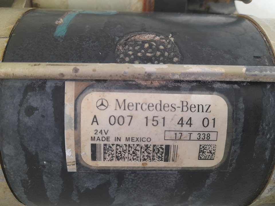 Motor arranque mercedes-benz  no identificado