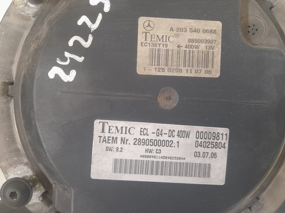 Electroventilador mercedes-benz clase c (bm 203) sportcoupe c 220 cdi (la) sport edition (