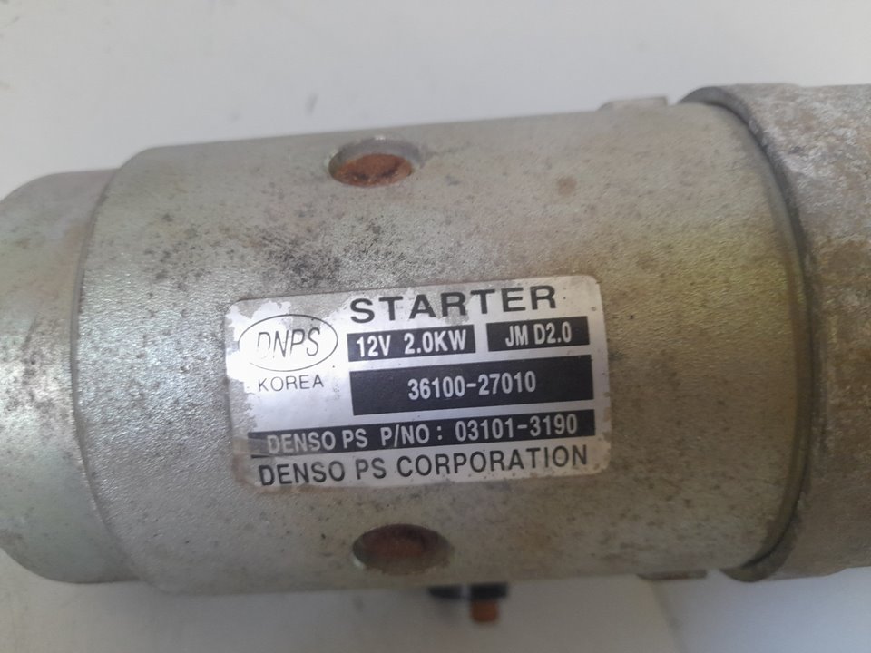 Motor arranque hyundai tucson (jm) 2.0 crdi comfort (4wd)