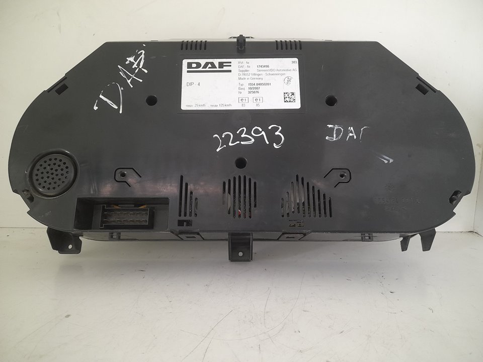 Cuadro instrumentos daf xf105 (2006) fsa 4x2 superspacecab