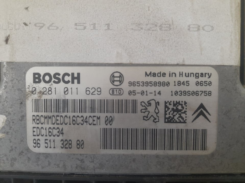 Centralita motor uce citroen c4 berlina 