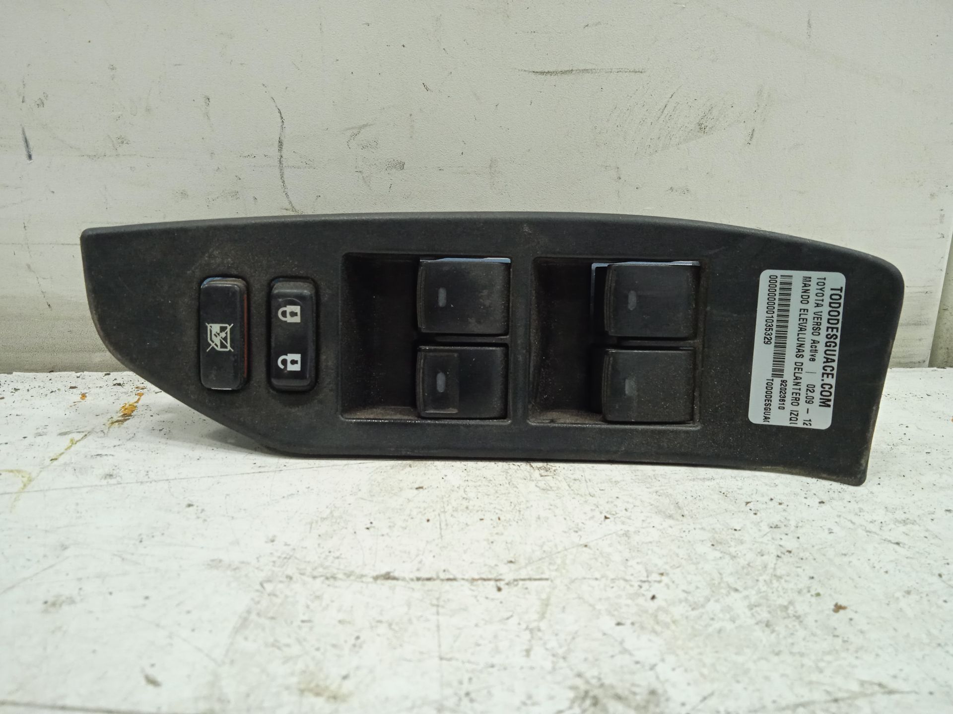 Mando elevalunas delantero izquierdo toyota verso (aur2zgr2) active