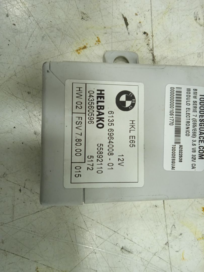 Modulo electronico bmw serie 7 (e65e66) 
