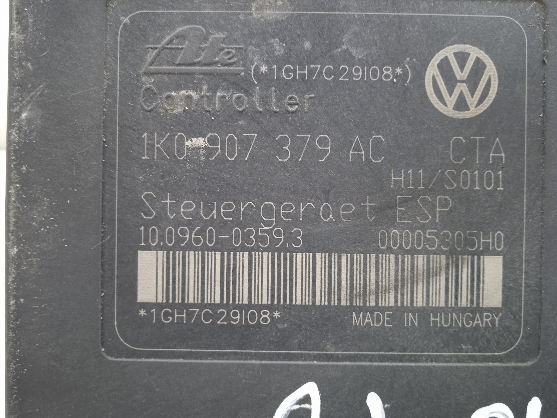 Abs volkswagen golf v (1k1)(10.2003) highline 4motion