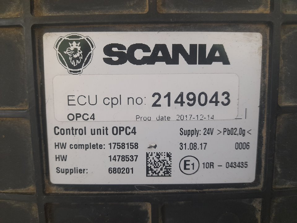 Modulo ecu scania baureihe l-klasse pgr (2004) fsa  420  (4x2)  eb largo cr 1