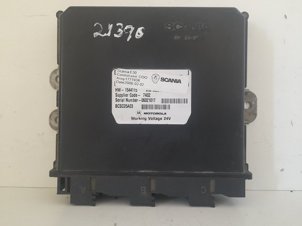 Unidad de control scania baureihe l-klasse pgr (2004) fsa  420  (4x2)  eb largo cr 1