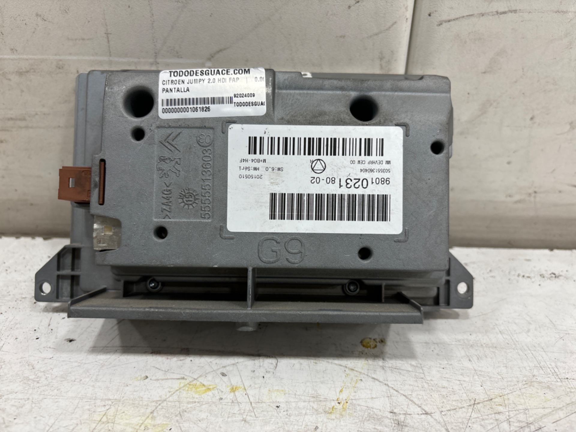 3603 9801023180 98010231800 citroen jumpy 