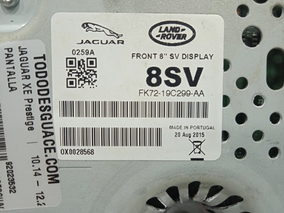 C299a jaguar xe prestige