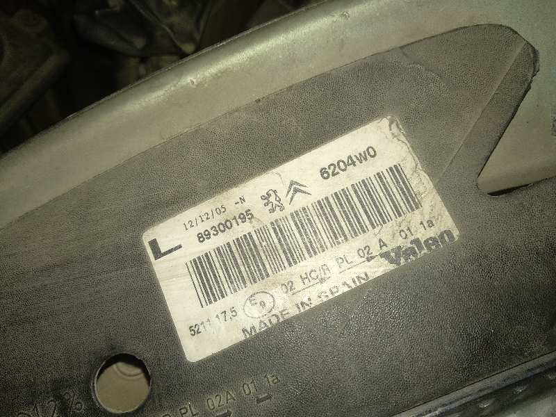  faro izquierdo   citroen xsara picasso 2.0 hdi exclusive 2.0 hdi cat (rhy / dw10td)