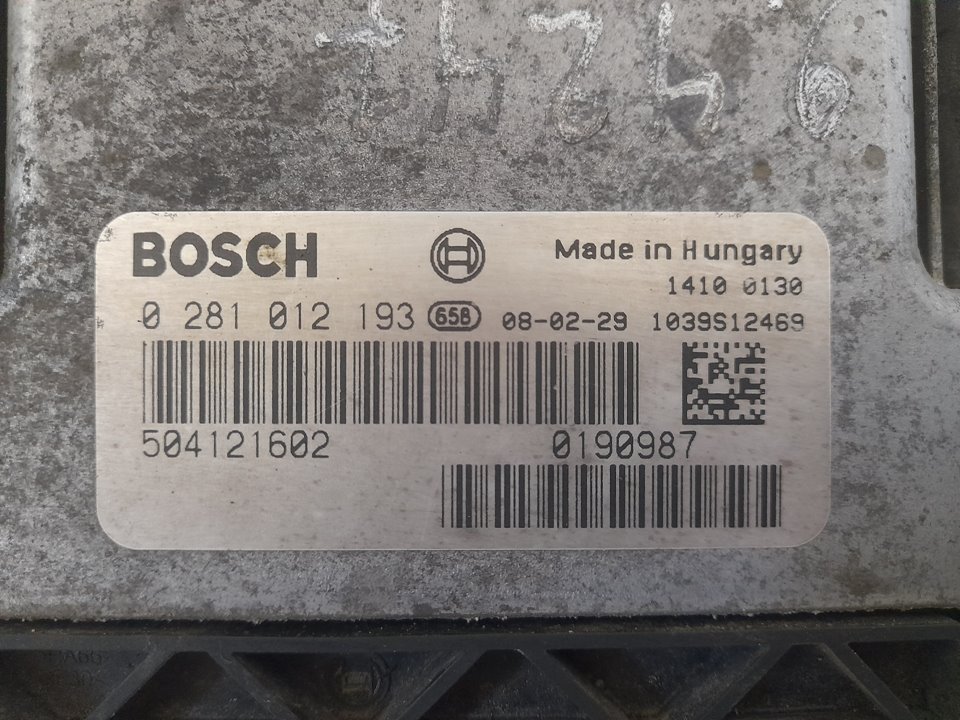 Centralita motor uce iveco  no identificado