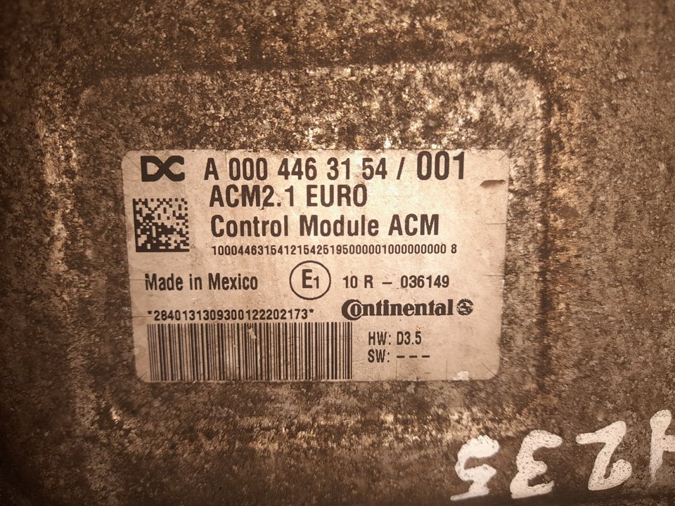 Centralita motor uce mercedes-benz actros 4 2-ejes bm 963 (2011) 18xx 4x2 fahrgestell l classic