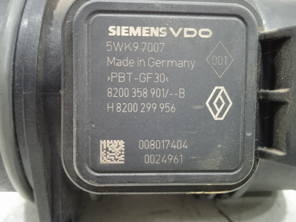 Caudalimetro renault clio iii authentique