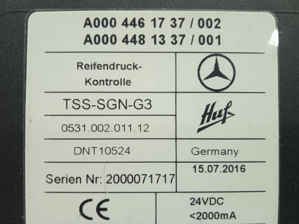 Unidad de control mercedes-benz actros 4 2-ejes bm 963 (2011) 18xx 4x2 szm l bigspace