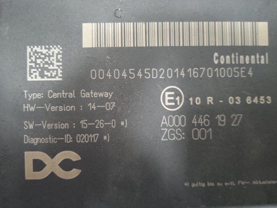 Modulo electronico mercedes-benz actros 4 2-ejes bm 963 (2011) 18xx 4x2 szm l bigspace