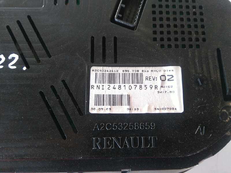 Cuadro instrumentos renault megane iii berlina 5p dynamique