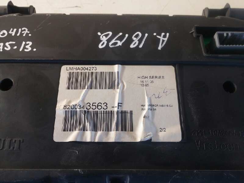 Cuadro instrumentos renault clio iii 20 aniversario