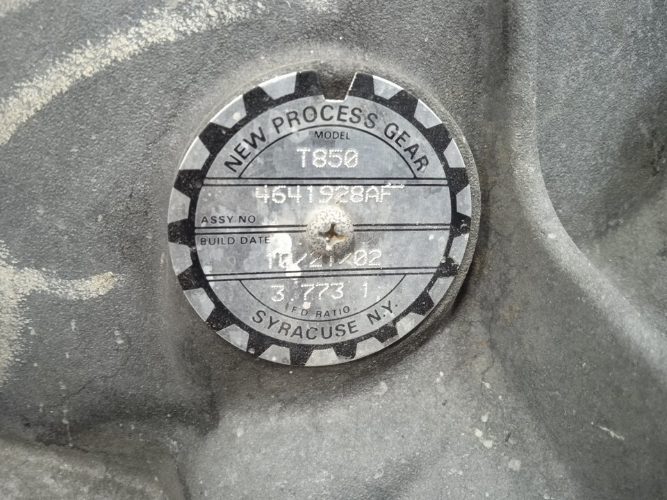 Caja cambios chrysler voyager (rg) 2.5 se grand voyager warner br