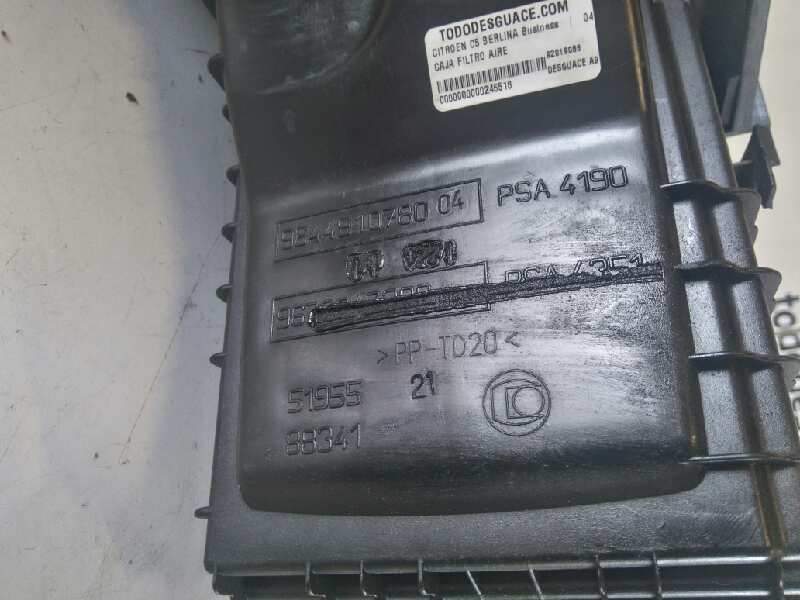  caja filtro aire   citroen c5 berlina business 2.0 hdi fap