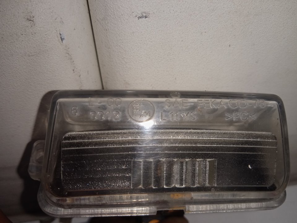 Piloto matricula toyota avensis (t27) advance