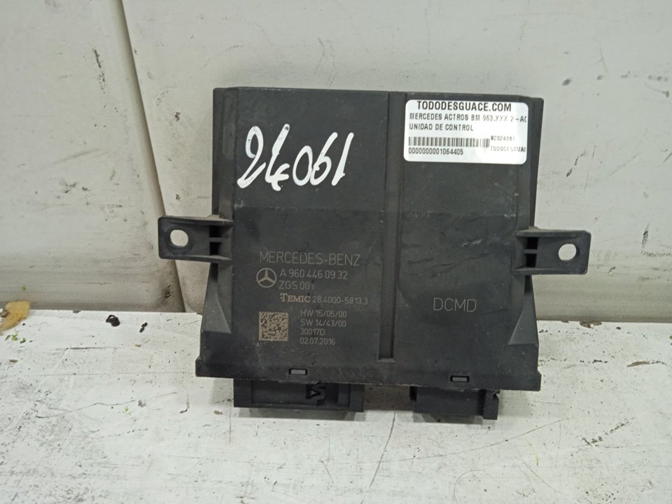 Unidad de control mercedes-benz actros 4 2-ejes bm 963 (2011) 18xx 4x2 szm l bigspace