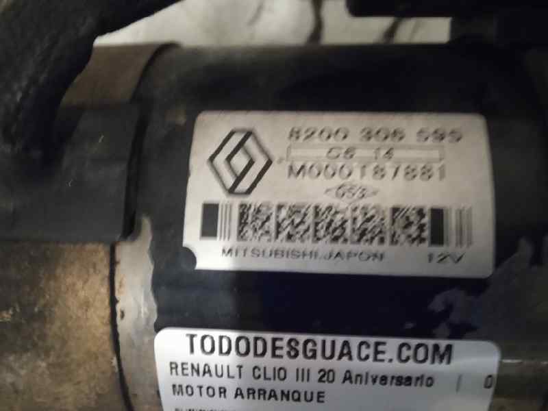 Motor arranque renault clio iii 20 aniversario