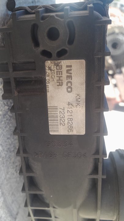 Radiador agua iveco stralis (asat)(2003) 