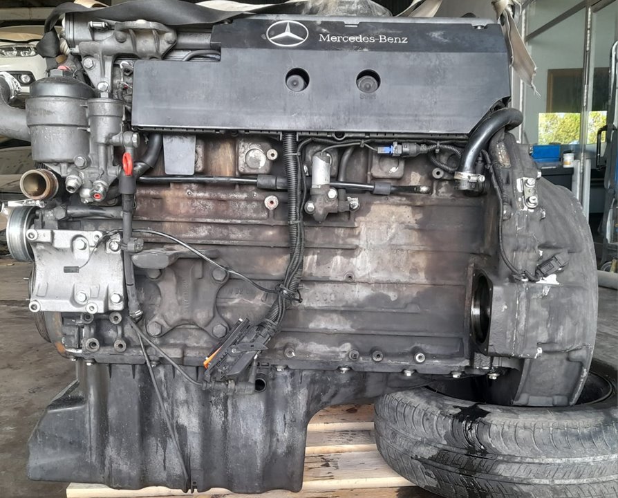 Motor completo mercedes-benz atego 3-ejes 26 t bm 95024 (1998) 2528  (6x2)       om 906 la l 