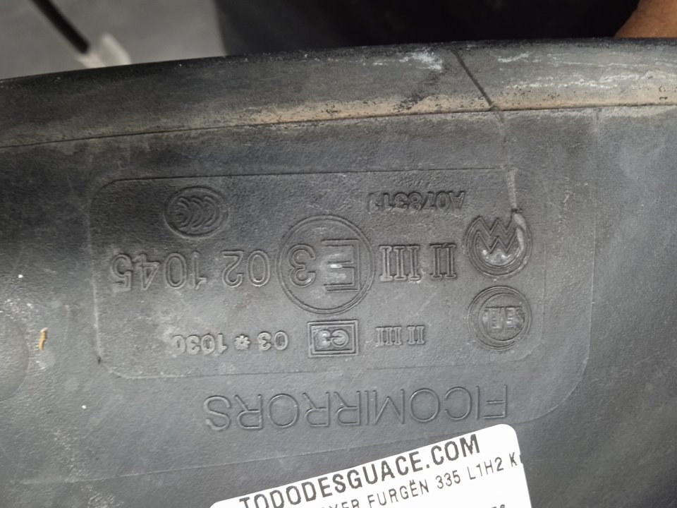 Retrovisor derecho 335 l1h2 komfort hdi 130