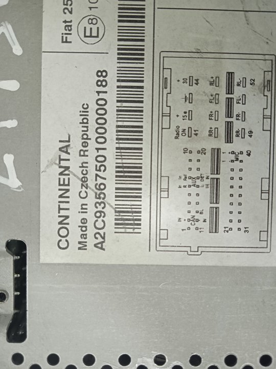 Sistema audio / radio cd hdi (335)