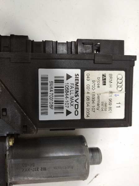 Motor elevalunas delantero izquierdo audi a4 berlina (8e) 2.7 tdi (dpf)