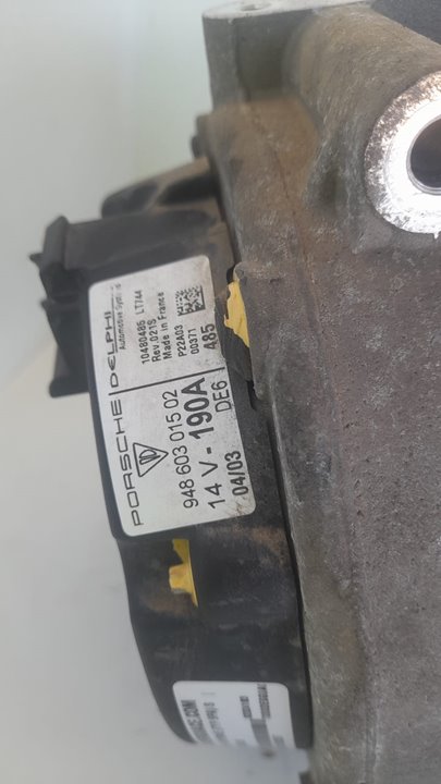 Alternador porsche cayenne (tipo 9pa) s