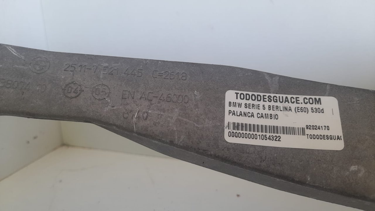Palanca cambio bmw serie 5 berlina (e60) 530d