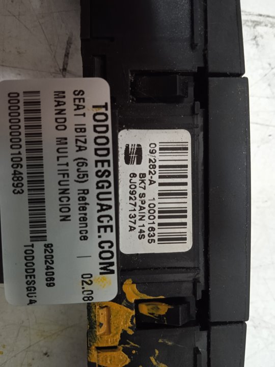 Mando multifuncion seat ibiza berlina (6j5) reference