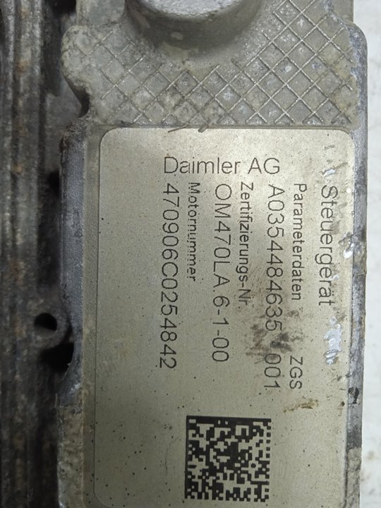 Centralita motor uce mercedes-benz actros 4 2-ejes bm 963 (2011) 18xx 4x2 szm l bigspace