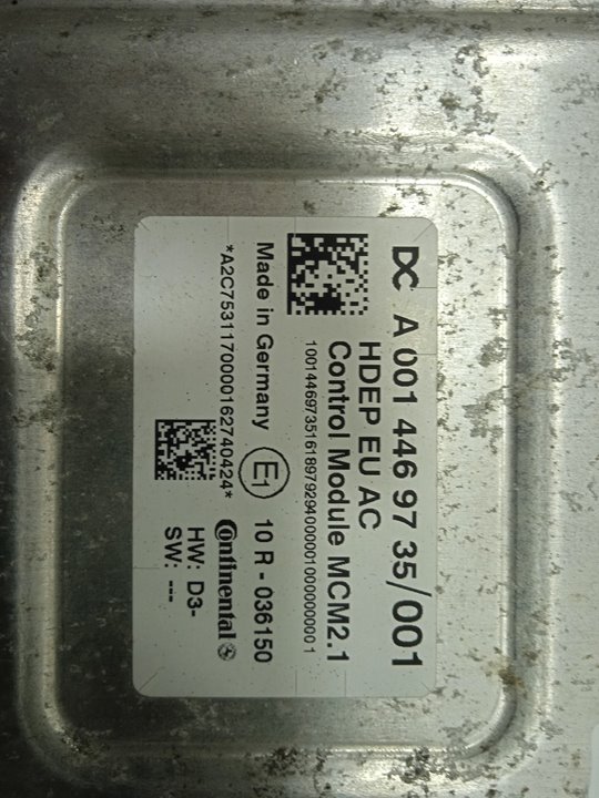 Centralita motor uce mercedes-benz actros 4 2-ejes bm 963 (2011) 18xx 4x2 szm l bigspace