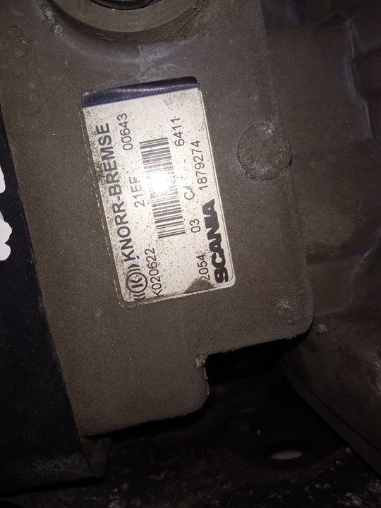 Valvula de vacio scania baureihe c-klasse pgr (2004) fsa g400 (4x2) corto cg 14