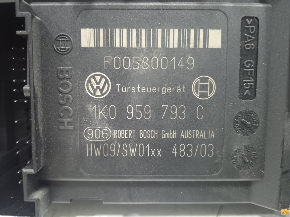 Motor elevalunas delantero izquierdo volkswagen golf v (1k1)(10.2003) conceptline (e)