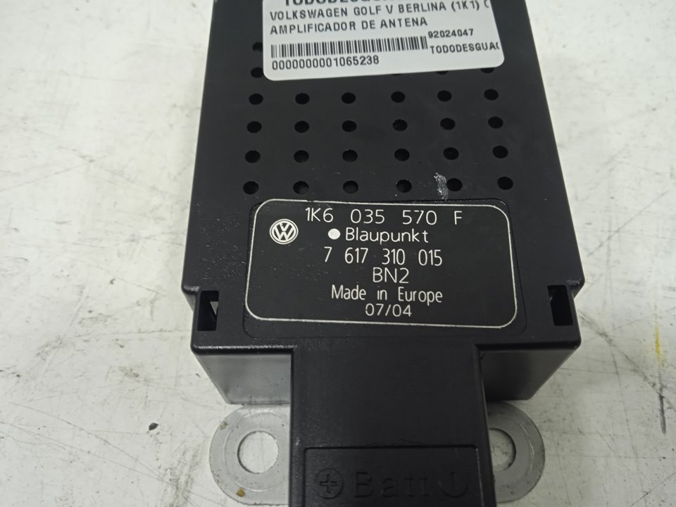 Amplificador de antena volkswagen golf v (1k1)(10.2003) conceptline (e)