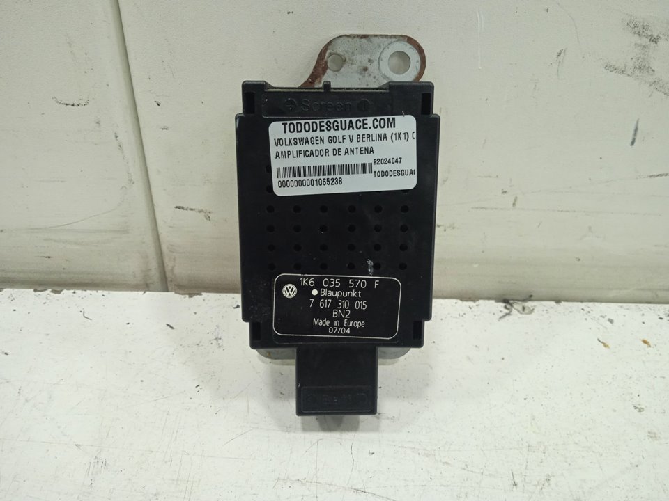 Amplificador de antena volkswagen golf v (1k1)(10.2003) conceptline (e)