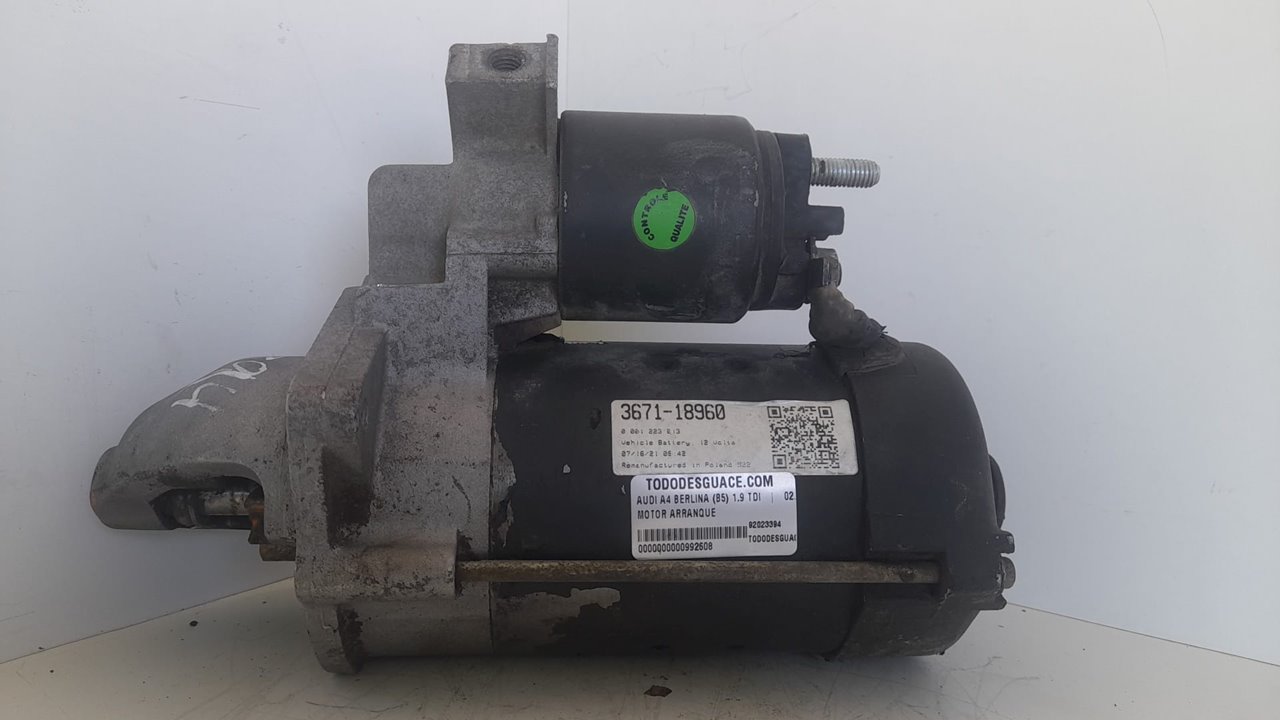 Motor arranque audi a4 berlina (b5) 1.9 tdi