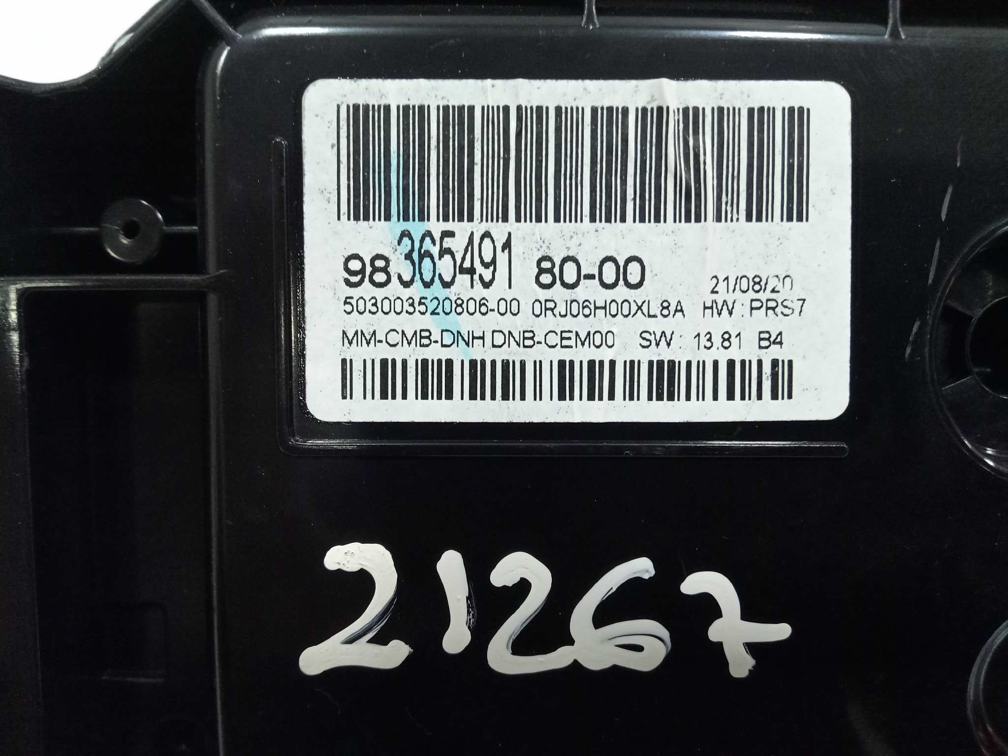 Cuadro instrumentos peugeot 3008 access