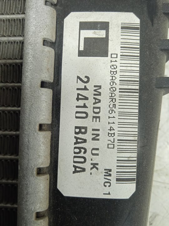 Radiador agua nissan juke (f15e) ministry of sound