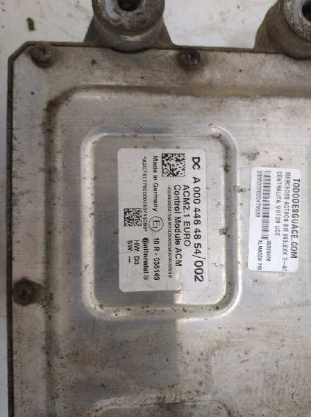 No identificado mercedes-benz actros 4 3-ejes bm 963 (2011) 25xx 6x2 om470 fahrgestell l b