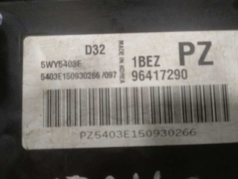 Centralita motor uce chevrolet matiz s