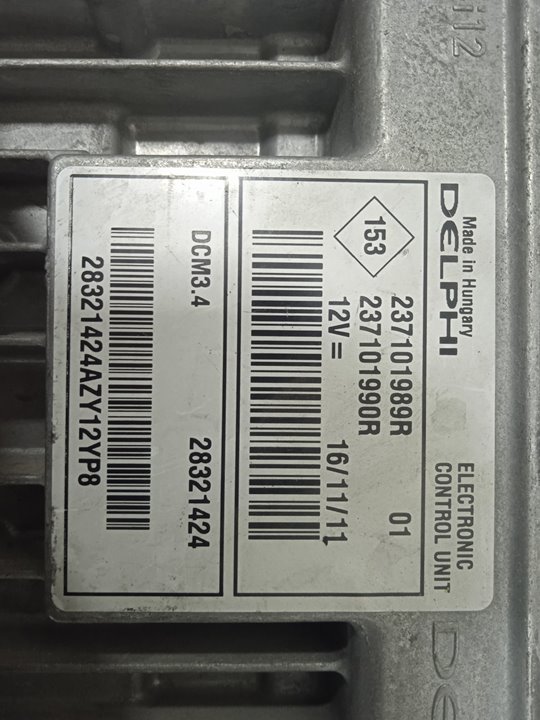 Centralita motor uce renault clio iii authentique