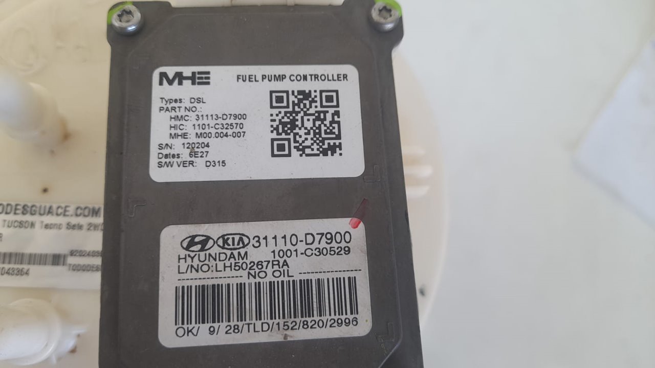 Aforador hyundai tucson (tl) tecno safe 2wd bluedrive