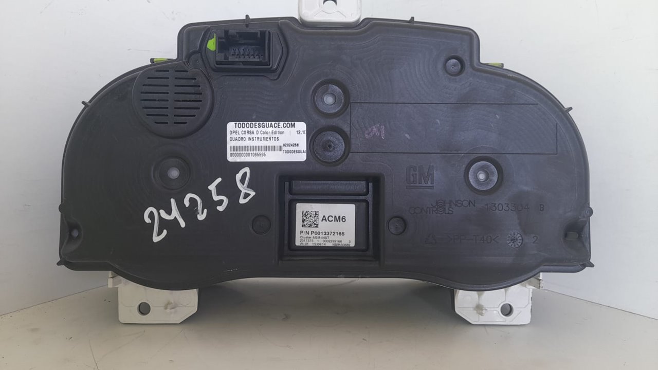 Cuadro instrumentos opel corsa d color edition