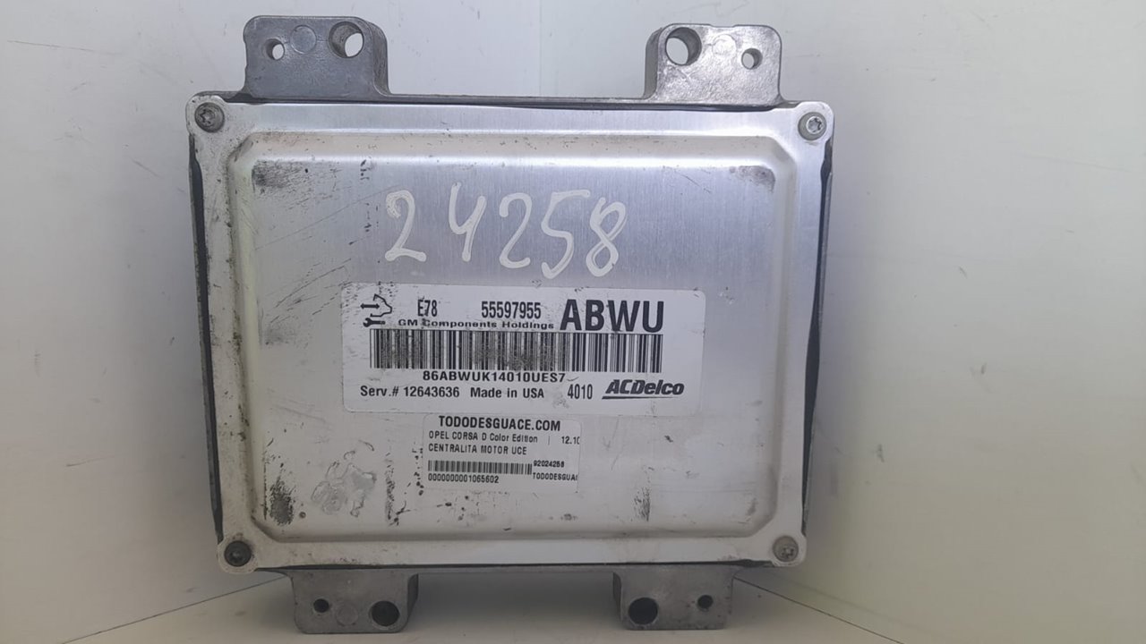 Centralita motor uce opel corsa d color edition