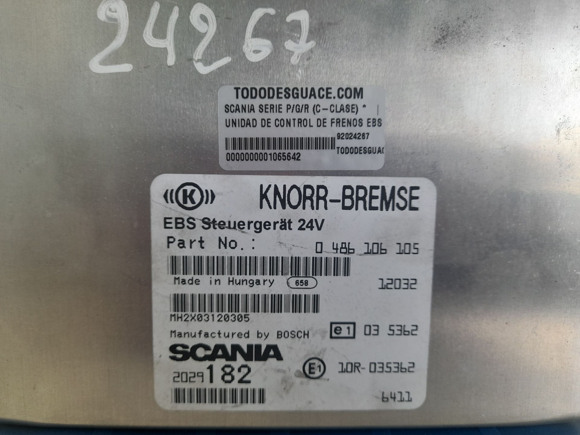 No identificado scania baureihe c-klasse pgr (2004) 