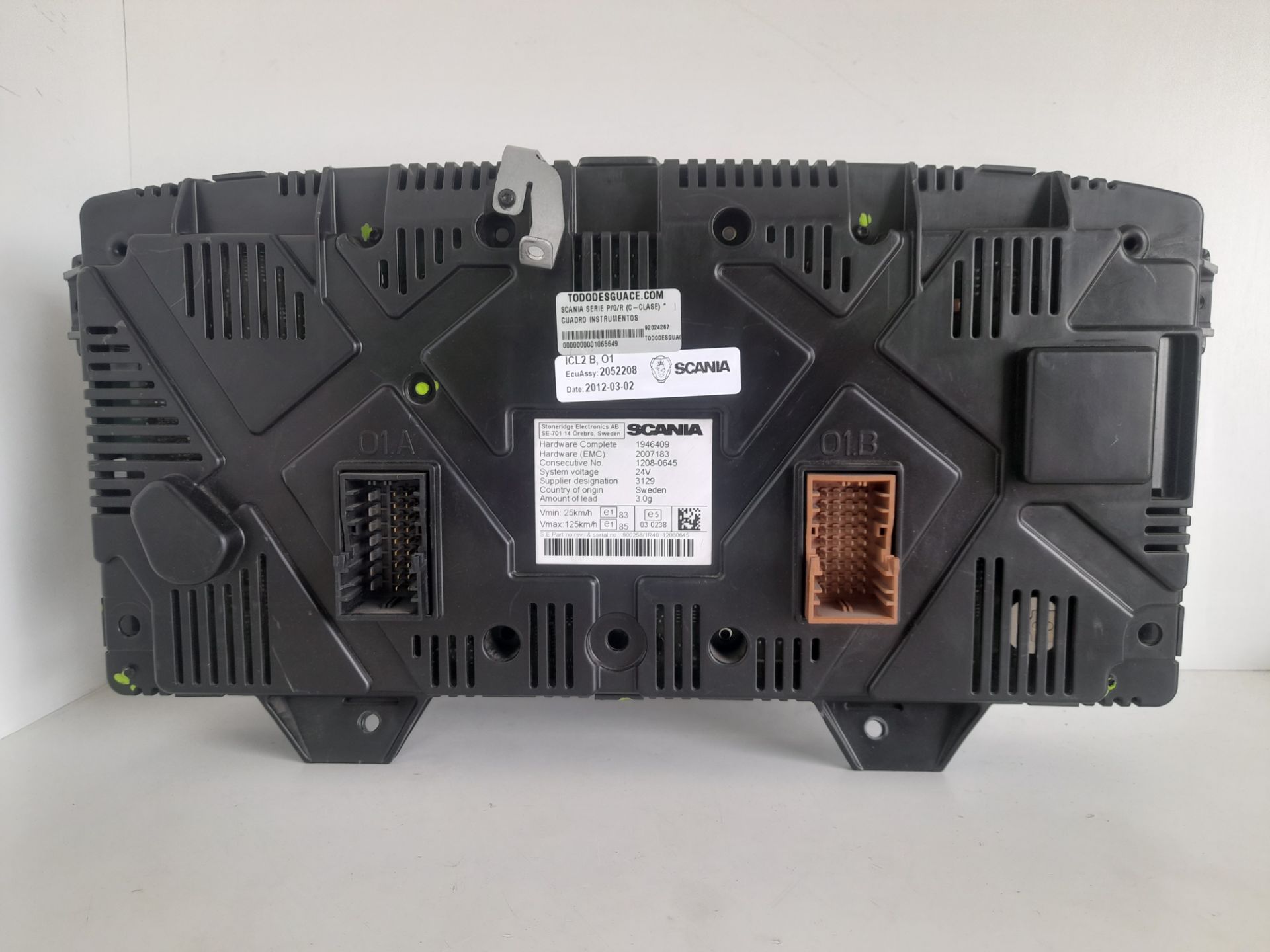 Cuadro instrumentos scania baureihe c-klasse pgr (2004) 